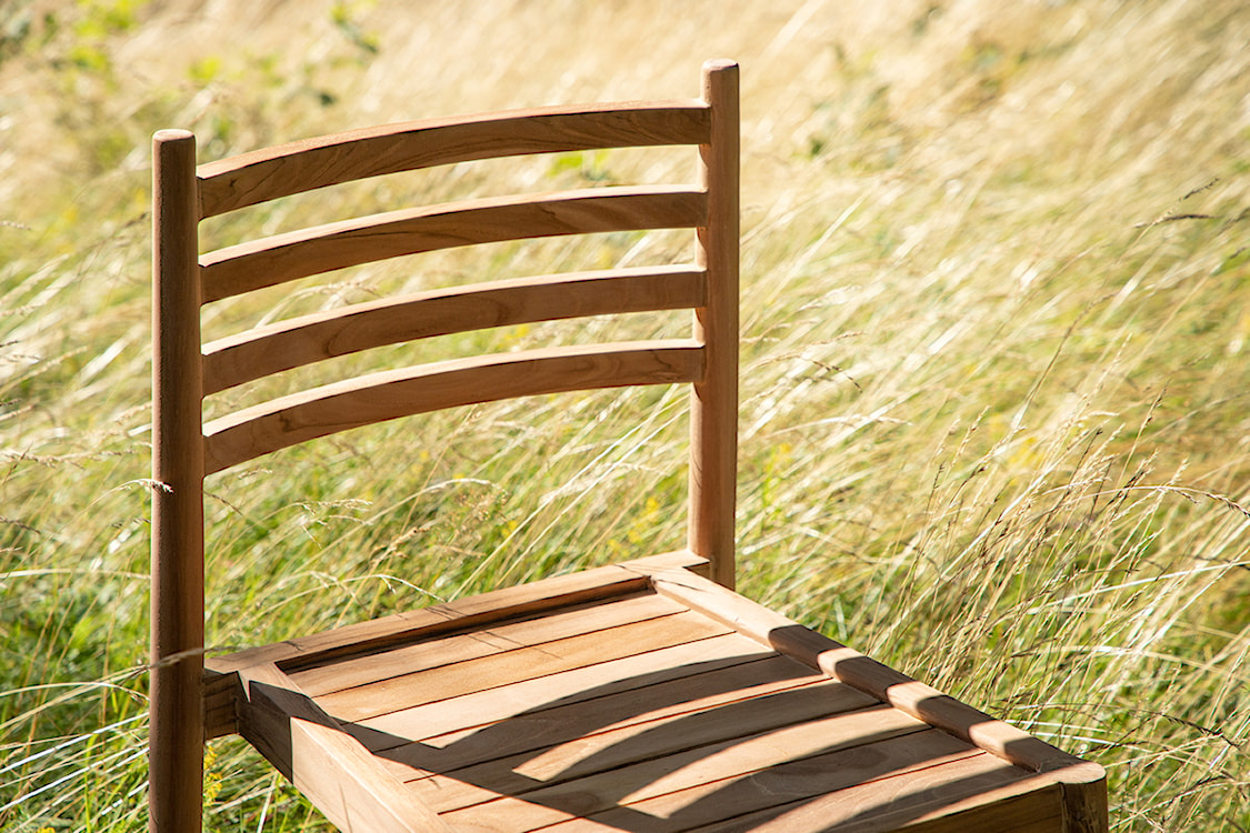 Krzesło ogrodowe Koyoo z drewna tekowego  - zdjęcie 10