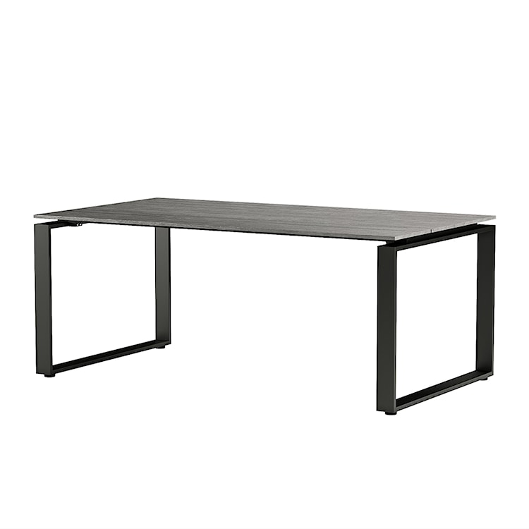 Stół ogrodowy Tiower aluminiowy 180x100 cm szary 