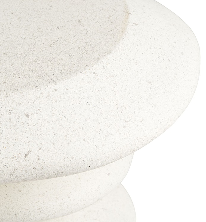 Stolik boczny Blackburn okrągły 36 cm biały  - zdjęcie 5