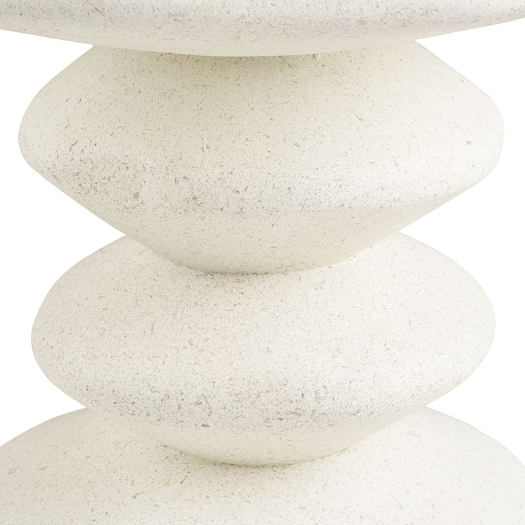 Stolik boczny Blackburn okrągły 36 cm biały  - zdjęcie 4