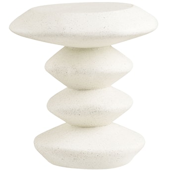 Stolik boczny Blackburn okrągły 36 cm biały