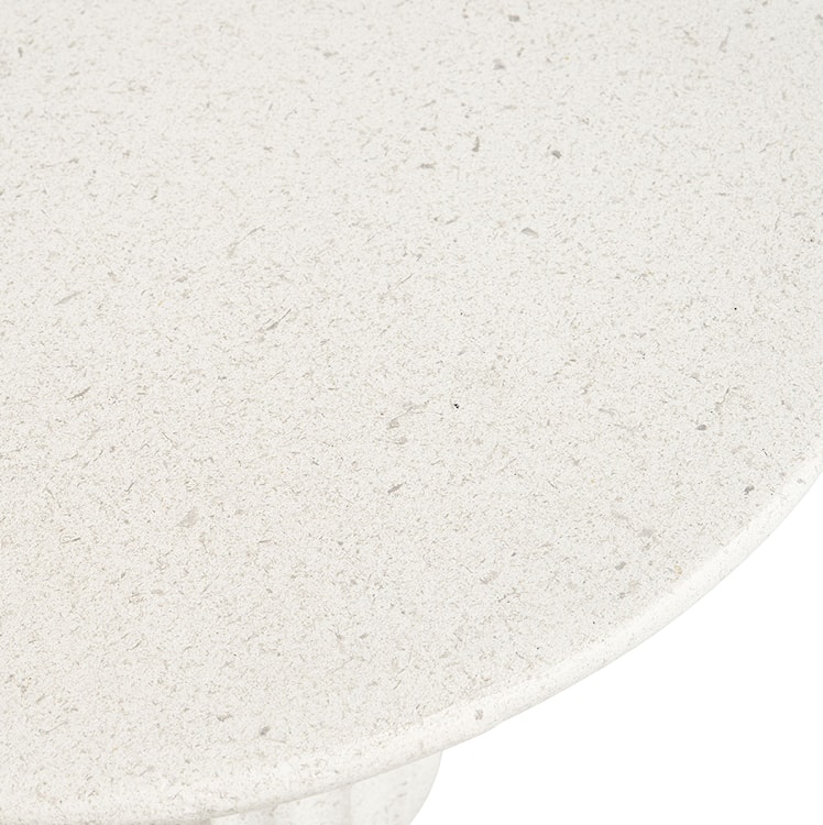 Stolik boczny Newtown okrągły 40 cm biały  - zdjęcie 5