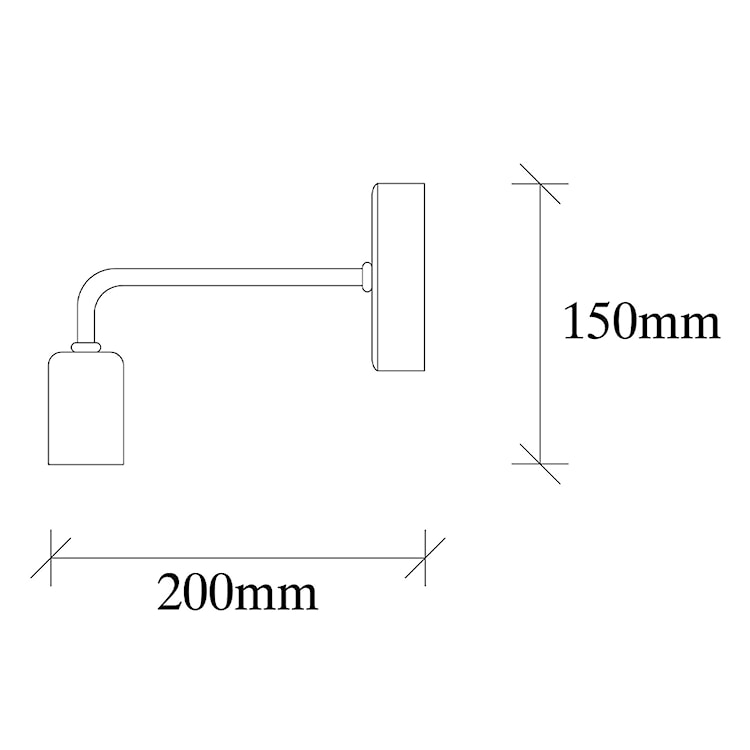 Kinkiet ścienny Nondity minimalistyczny średnica 8 cm czarny  - zdjęcie 8