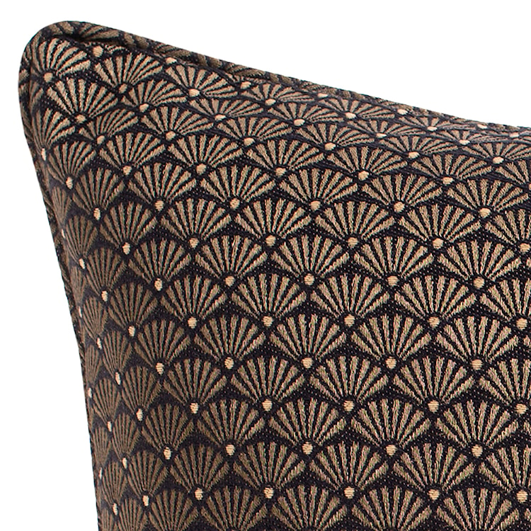 Poduszka dekoracyjna Guldor 45x45 cm czarna z wzorem  - zdjęcie 3