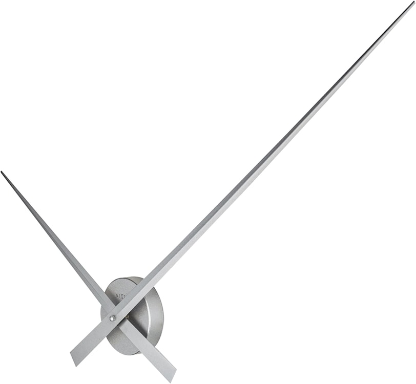 Zegar ścienny Hands 85 cm srebrny  - zdjęcie 9