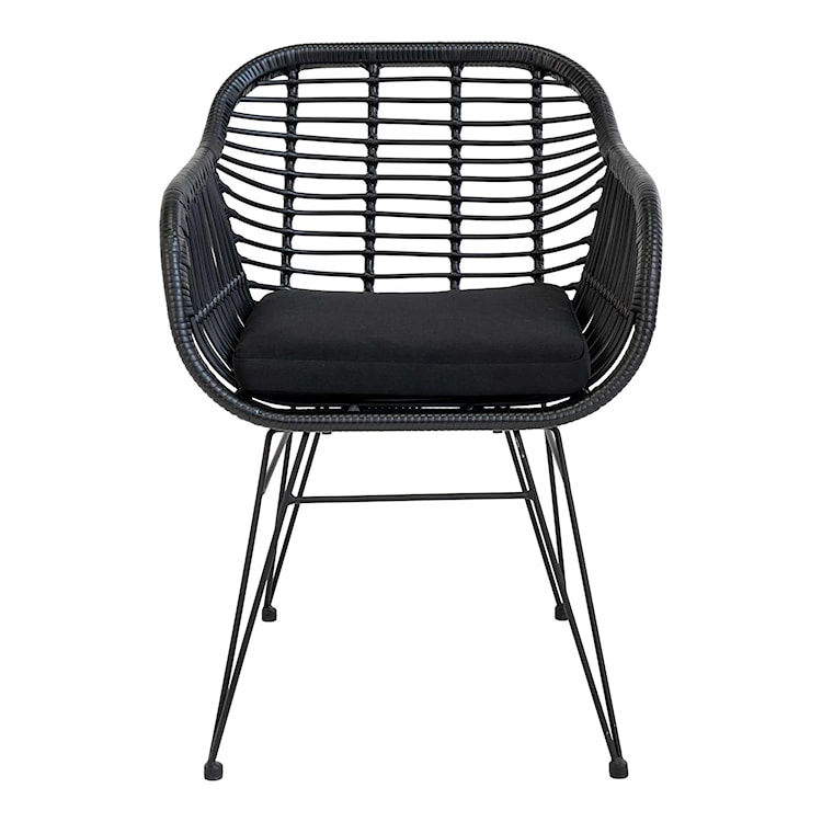 Krzesło ogrodowe Sytly czarne  - zdjęcie 2