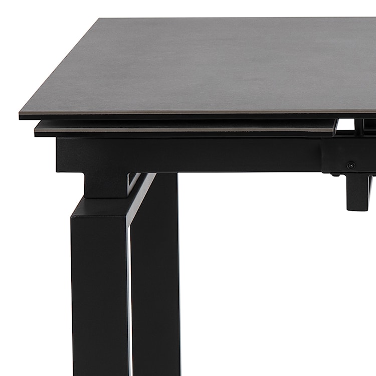 Stół rozkładany Ediazo 120-200x85 cm czarny  - zdjęcie 6