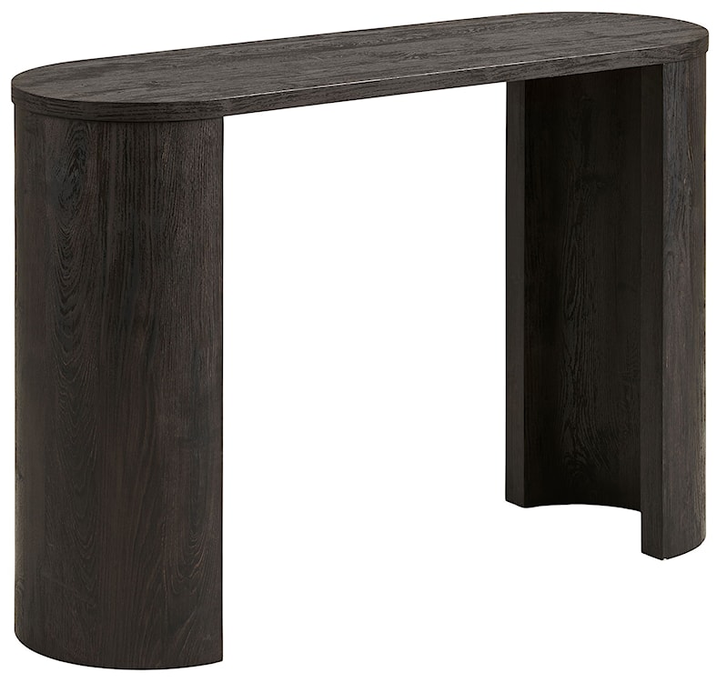 Konsola Bibione 114 cm ciemnobrązowa 