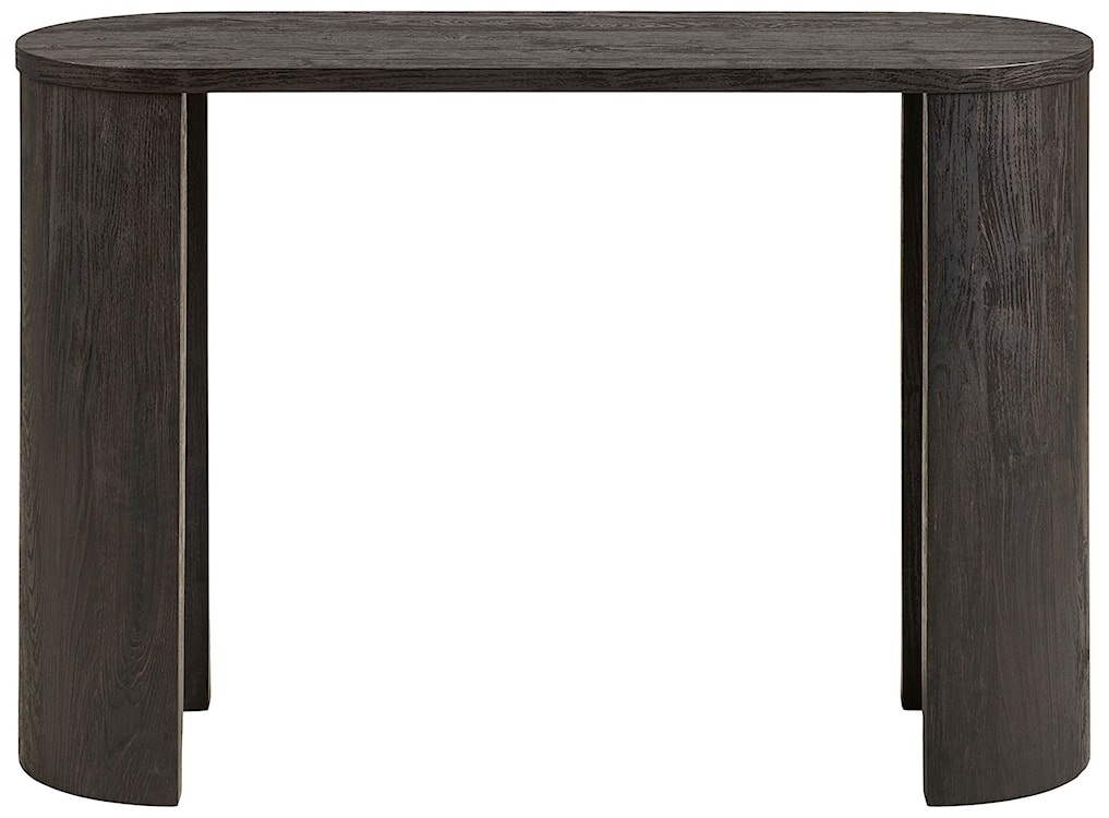 Konsola Bibione 114 cm ciemnobrązowa  - zdjęcie 3