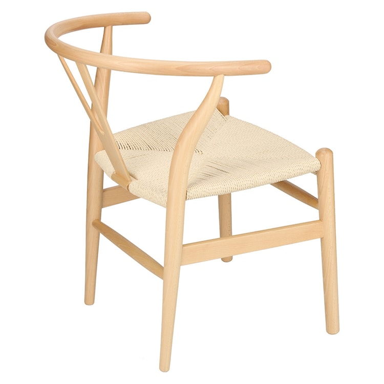Krzesło drewniane Draak naturalne  - zdjęcie 5