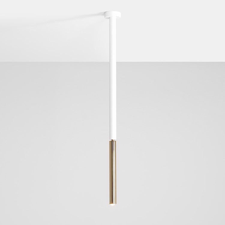 Lampa sufitowa Pipilo biała długość 55 cm  - zdjęcie 2