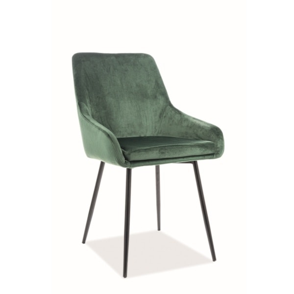 Krzesło tapicerowane Kalvi zielone  - zdjęcie 2