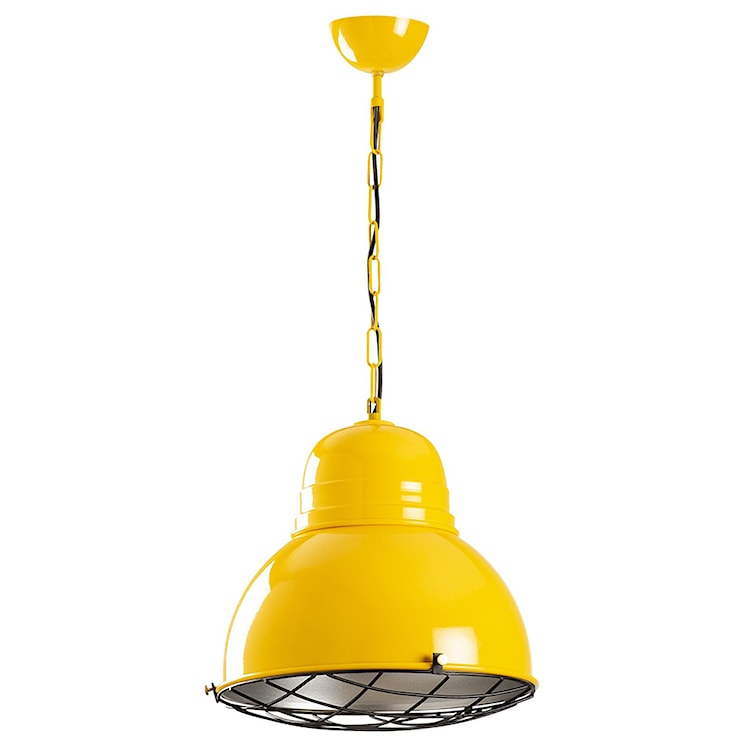Lampa sufitowa Ardulace industrialna średnica 31 cm żółta  - zdjęcie 2