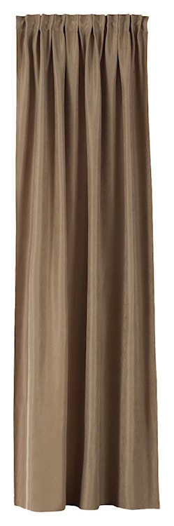 Zasłona na taśmie marszczącej Ereless 280x140 cm mocca