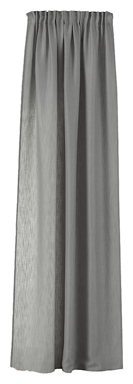 Zasłona na taśmie marszczącej Ereless 280x140 cm szara 