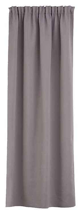 Zasłona zaciemniająca na taśmie marszczącej Ereless 280x140 cm szara 