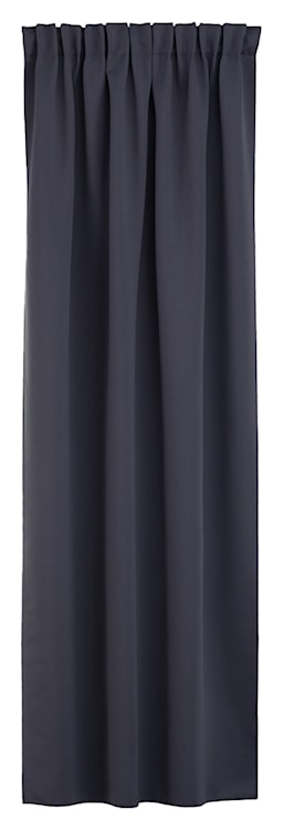 Zasłona zaciemniająca na taśmie marszczącej Ereless 280x140 cm ciemnoszara 