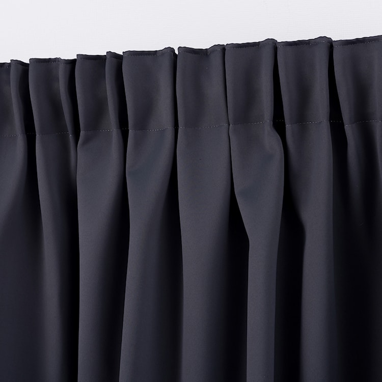 Zasłona zaciemniająca na taśmie marszczącej Ereless 280x140 cm ciemnoszara  - zdjęcie 5