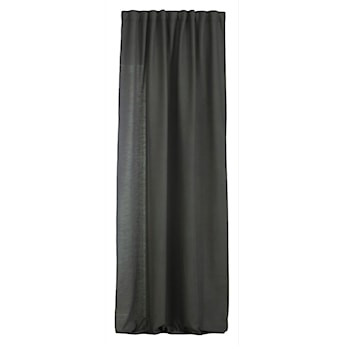 Zasłona na taśmie marszczącej Basic 280x140 cm bazaltowa