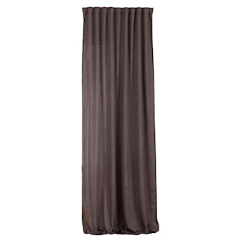 Zasłona na taśmie marszczącej Basic 300x140 cm szarobrązowa