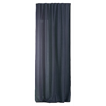 Zasłona na taśmie marszczącej Basic 300x140 cm ciemnoniebieska