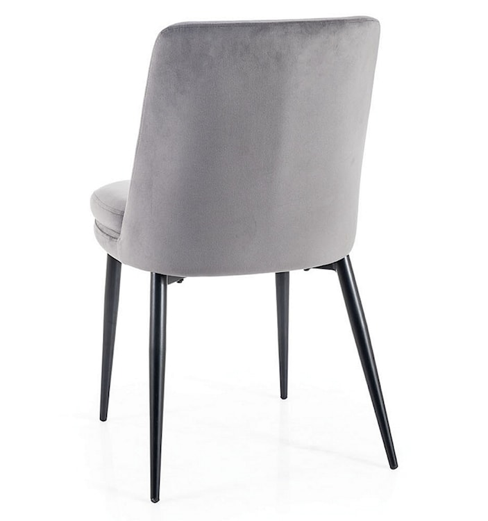 Krzesło tapicerowane Fiellian szary velvet  - zdjęcie 2