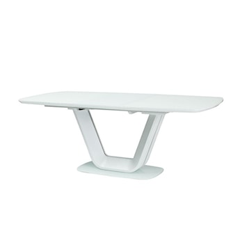 Stół rozkładany Lubeka 160-220x90 cm biały