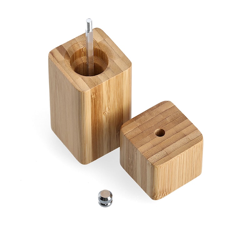 Młynek do soli/pieprzu Vouarm 15 cm bambus  - zdjęcie 2