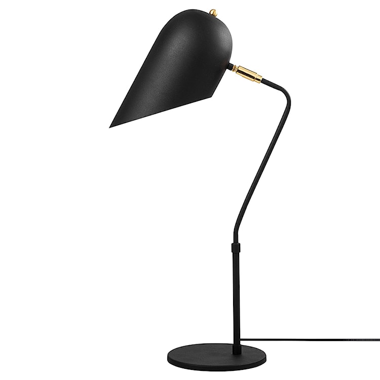 Lampa stołowa Azariah średnica 12 cm czarna  - zdjęcie 2