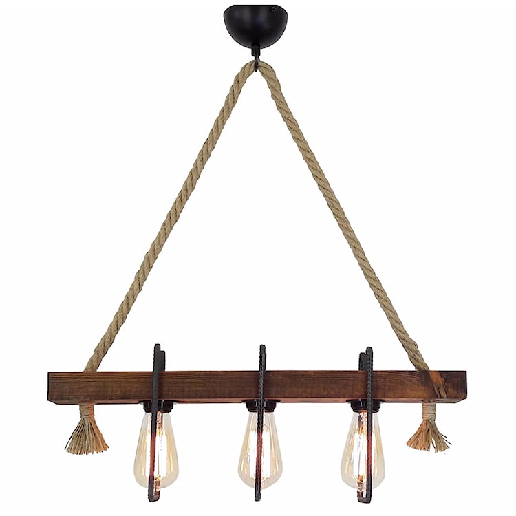 Lampa sufitowa Kiette x3 industrialna 60 cm  - zdjęcie 2