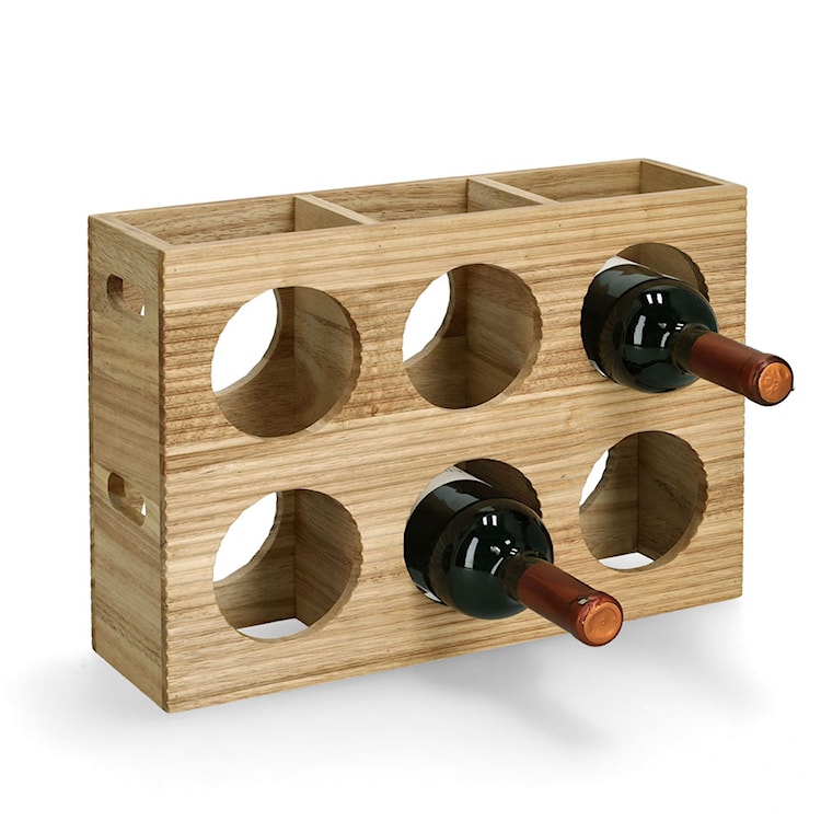 Stojak na wino Staumen drewno kauczukowe  - zdjęcie 2
