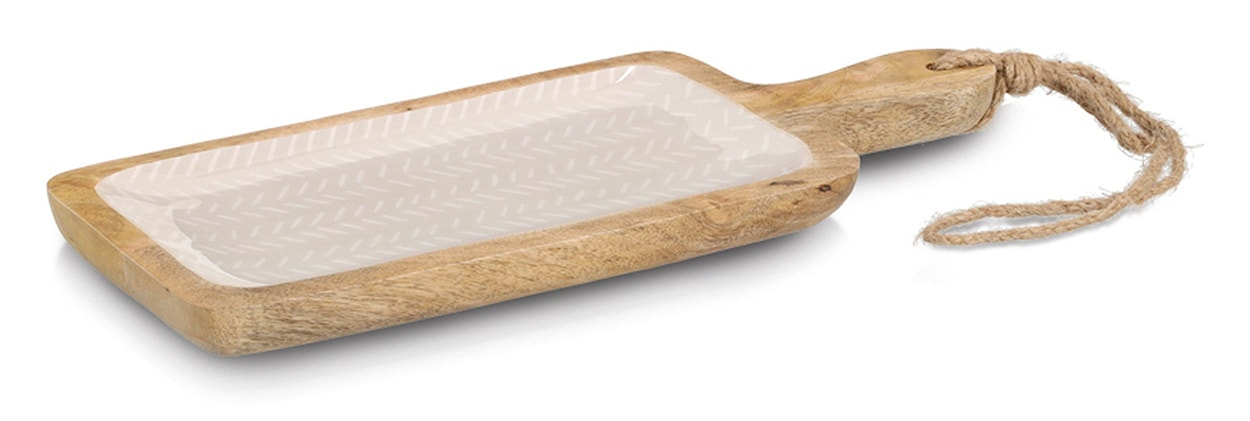 Deska do serwowania Cherrey drewno mango beżowa  - zdjęcie 2