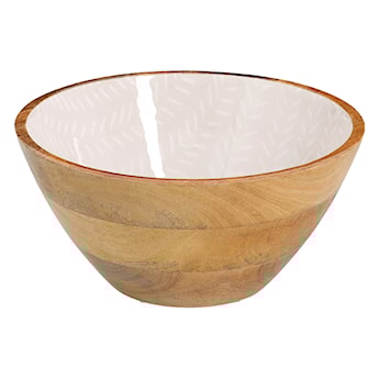 Miska Cherrey 25x13 cm drewno mango beżowa