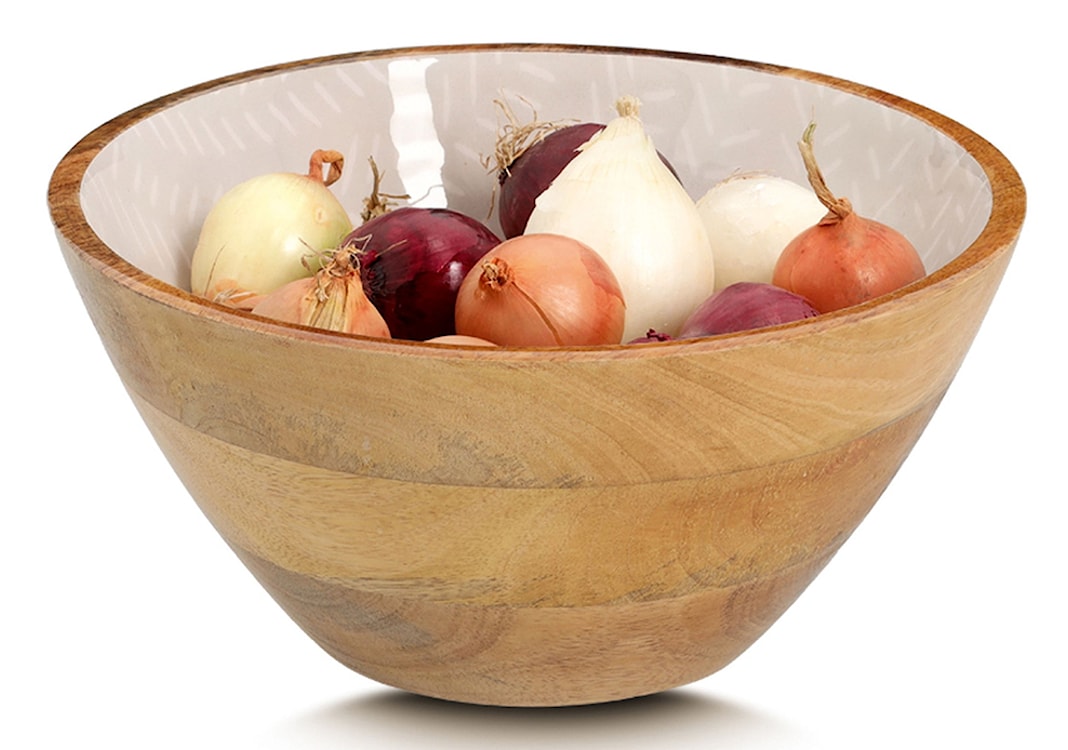 Miska Cherrey 25x13 cm drewno mango beżowa  - zdjęcie 2