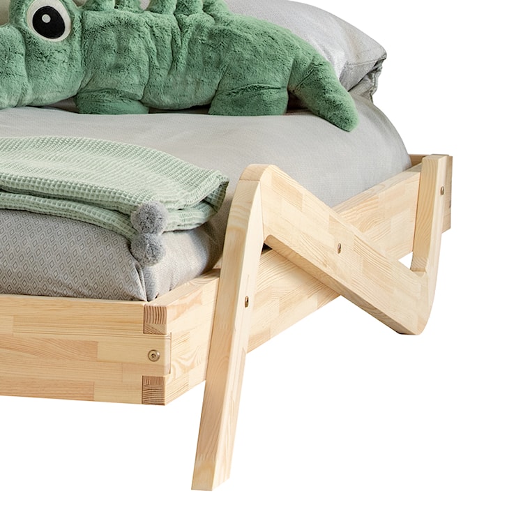 Łóżko Sabris młodzieżowe z drewna 90x140 cm  - zdjęcie 9