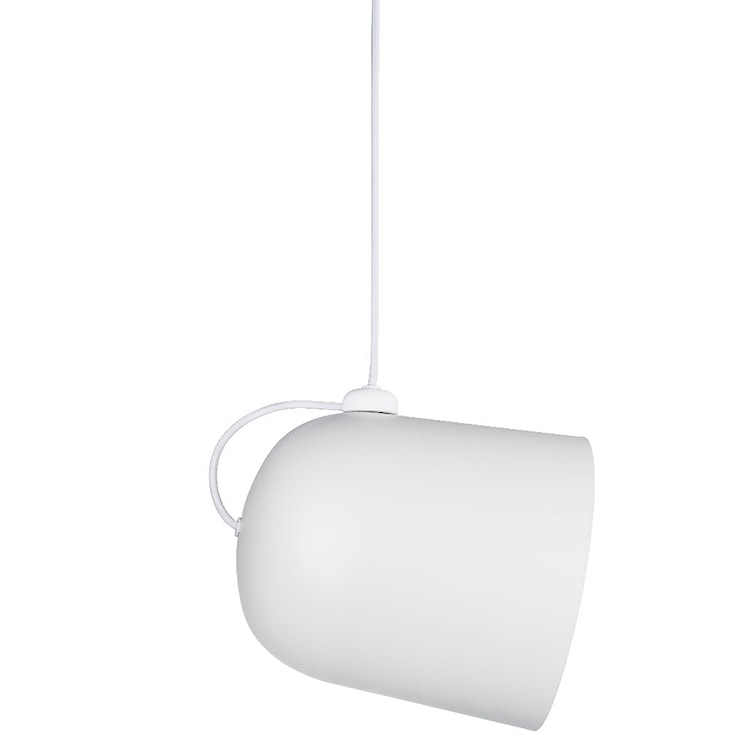 Lampa wisząca Angle 31,5 cm biały metalowy klosz  - zdjęcie 6