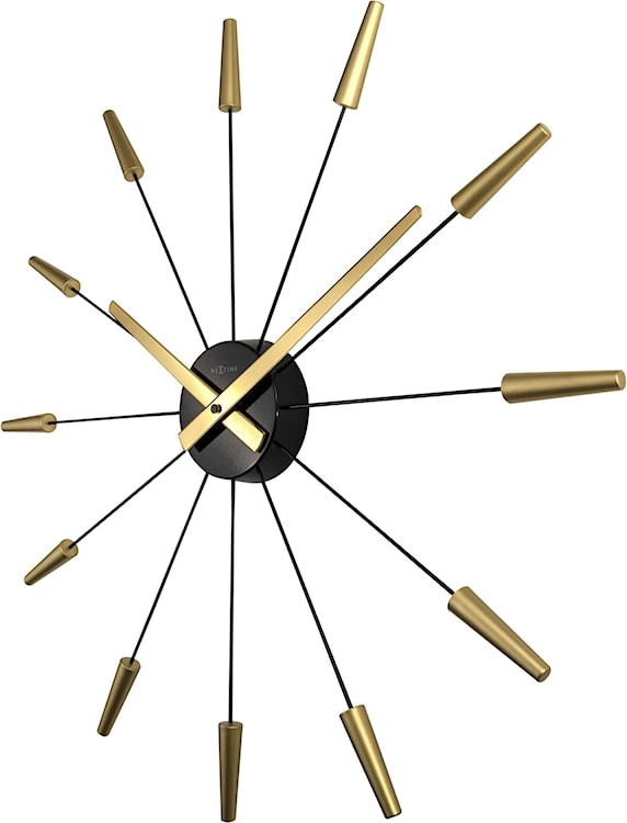 Zegar ścienny Plug Inn 58 cm złoto-czarny  - zdjęcie 6