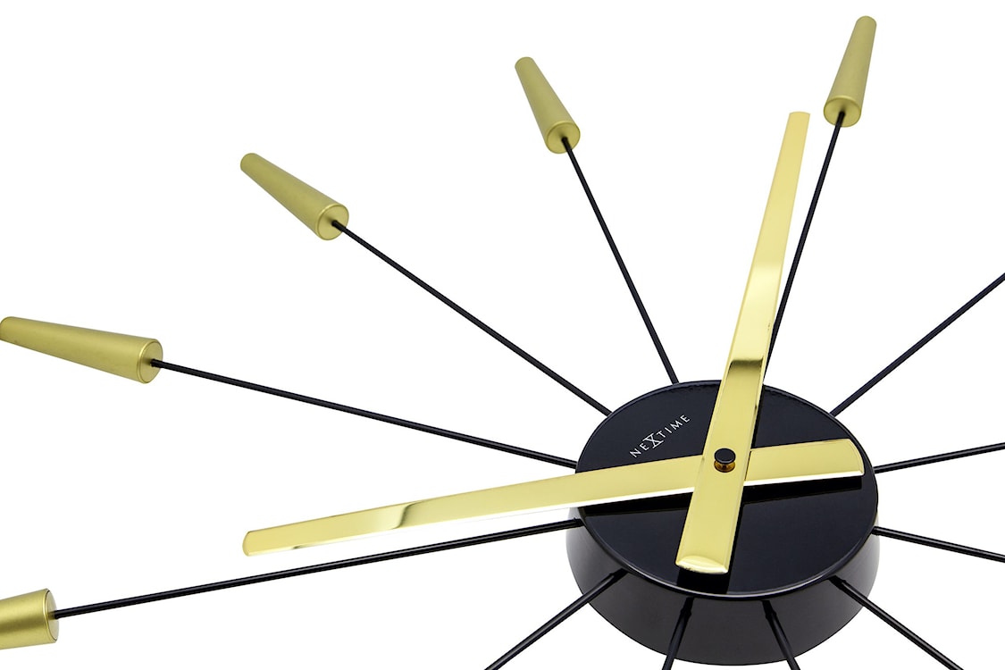 Zegar ścienny Plug Inn 58 cm złoto-czarny  - zdjęcie 8