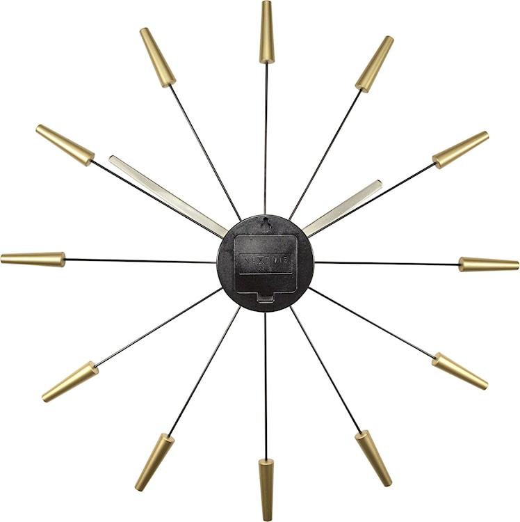 Zegar ścienny Plug Inn 58 cm złoto-czarny  - zdjęcie 9