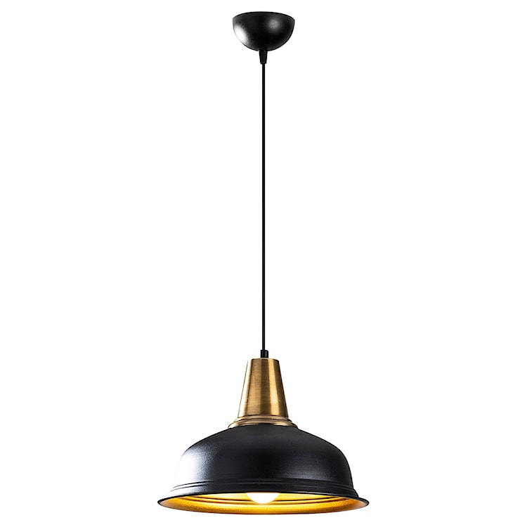 Lampa wisząca Theyro średnica 32 cm czarna  - zdjęcie 2