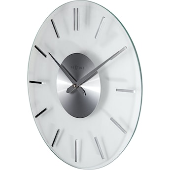 Zegar ścienny Stripe 31 cm srebrny