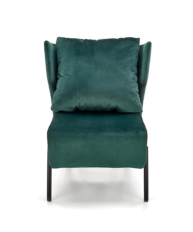Fotel wypoczynkowy Dinable zielony velvet  - zdjęcie 4