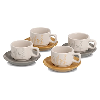 Zestaw 4 filiżanek do espresso Daugha wielokolorowe