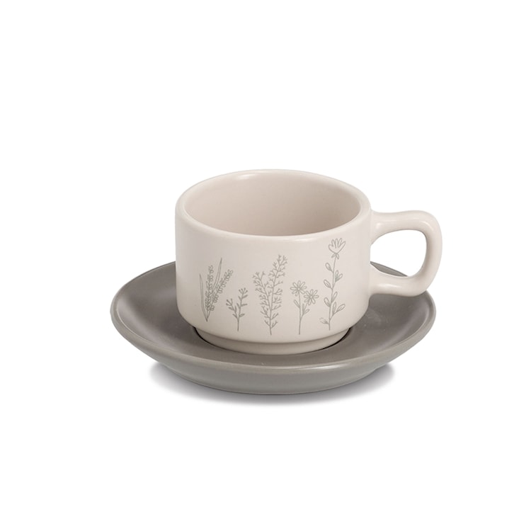 Zestaw 4 filiżanek do espresso Daugha wielokolorowe  - zdjęcie 2
