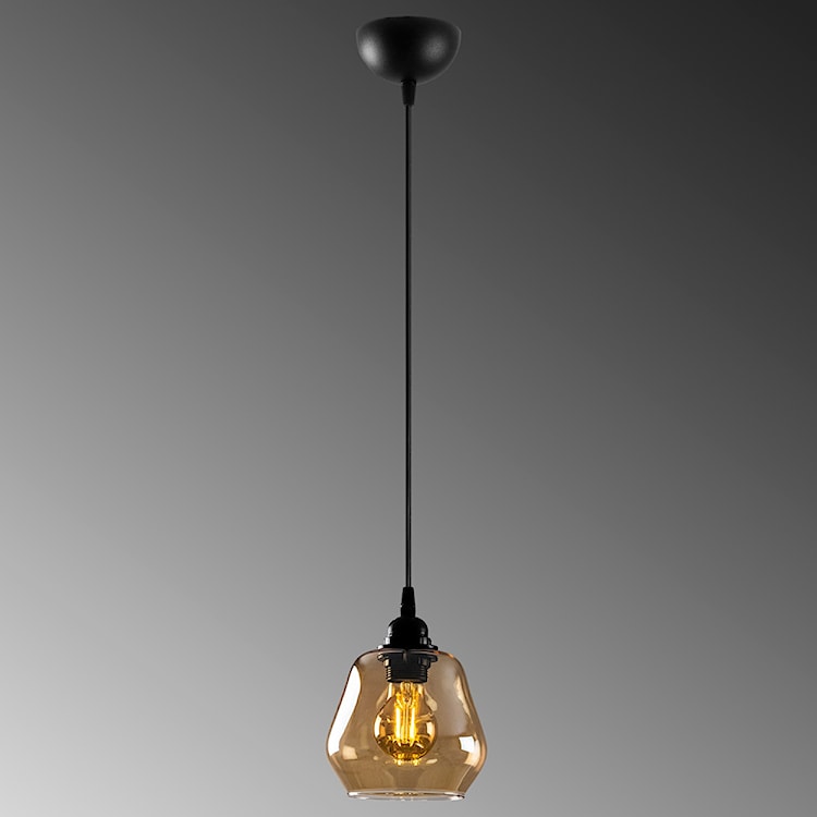 Lampa sufitowa Zelotti ze szklanym kloszem średnica 15 cm  - zdjęcie 4