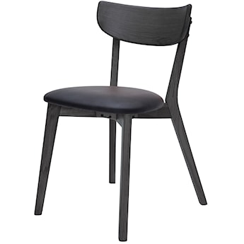 Krzesło drewniane Pedrose czarny dąb/czarny