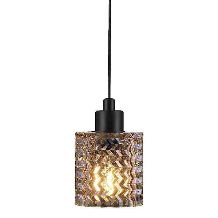 Lampa wisząca Hollywood bursztynowe szkło 