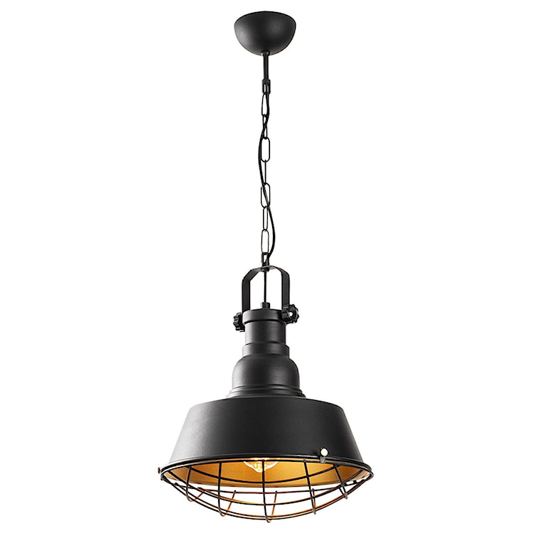 Lampa sufitowa Ardulace industrialna średnica 30 cm czarna  - zdjęcie 2