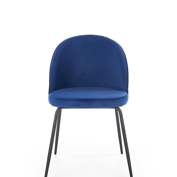 Krzesło tapicerowane Naiva granatowy  - zdjęcie 6