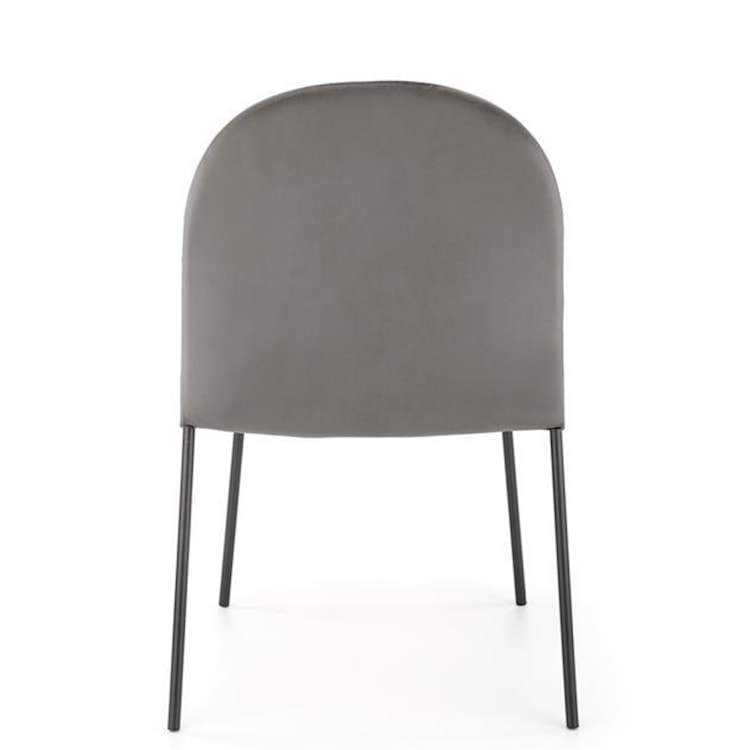 Krzesło tapicerowane Sunbertes popielate  - zdjęcie 4